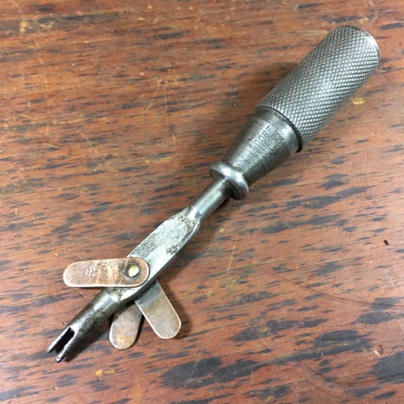 RARE VINTAGE SPLITDORF SPARK PLUG GAPPING ADJUSTMENT TOOL Antique Price Guide Details