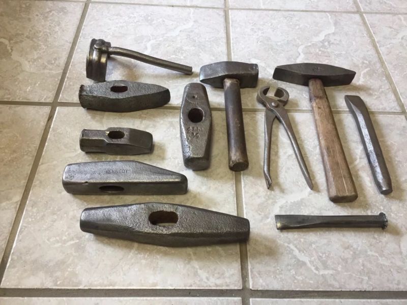 Vintage Blacksmith Tool lot -- Antique Price Guide Details Page