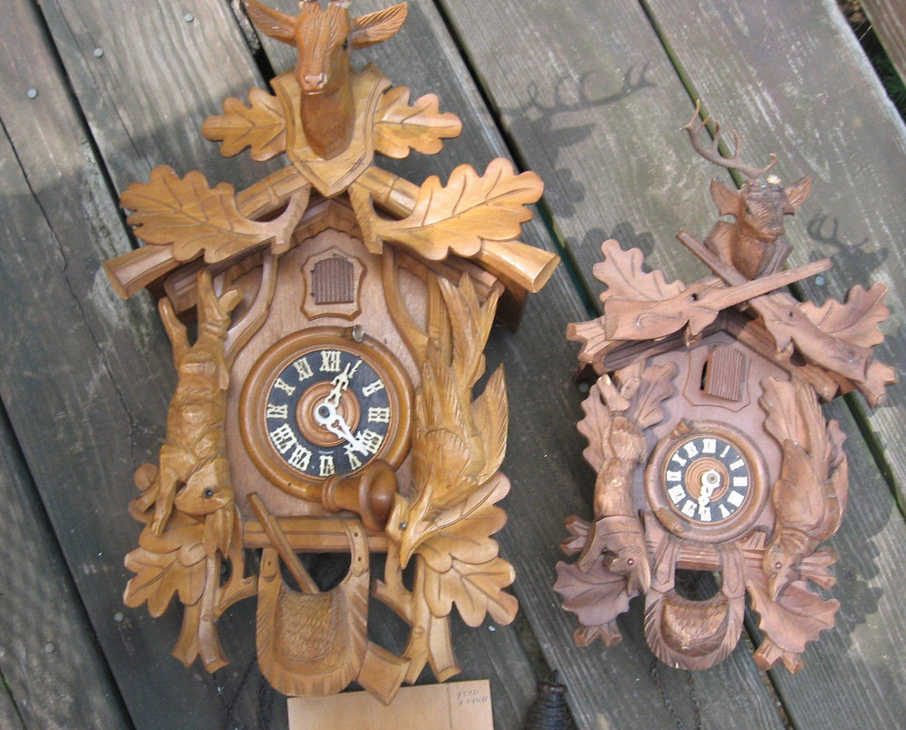 large antique black forest cuckoo clock three birds large antique black forest cuckoo clock three birds