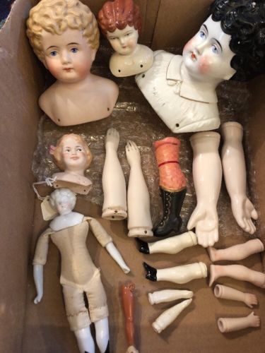 bisque doll parts