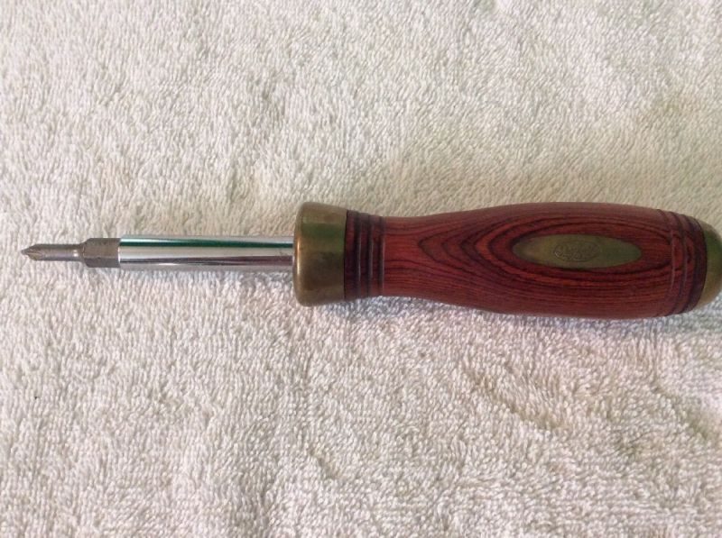 Vintage Sheffield Screwdriver Reverse Tip, Real Nice Handle, Antique