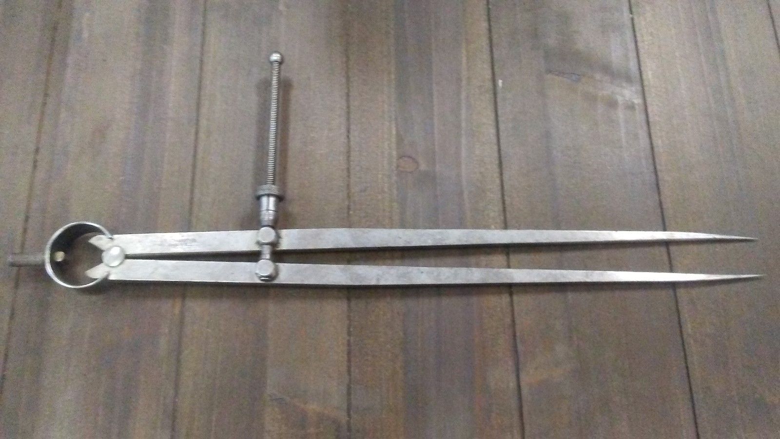 Vintage Starrett Compass Divider Caliper large 14" long 13" spread