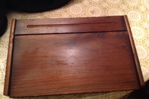Vintage Slant Top Wood Lap Writing Desk Antique Price Guide