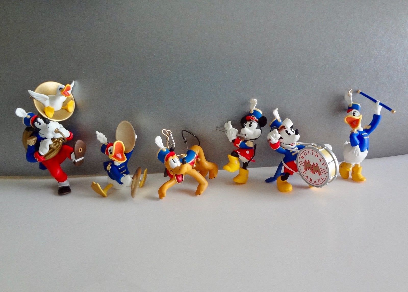 Disney Hallmark Ornaments Complete Set of Six Mickey''s Holiday Parade