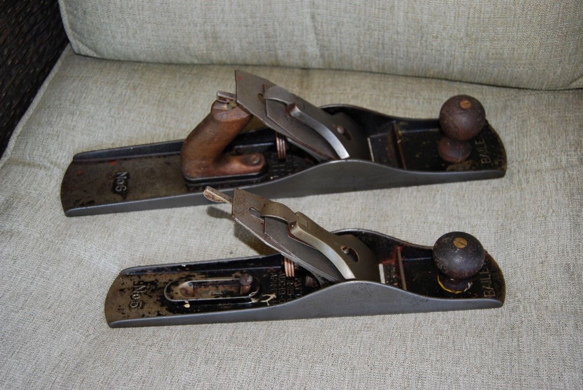 Two Vintage Stanley Hand Planes No.5 & No.6 For Parts, Repair or