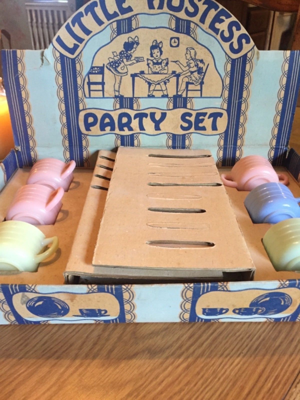 hazel atlas little hostess party set
