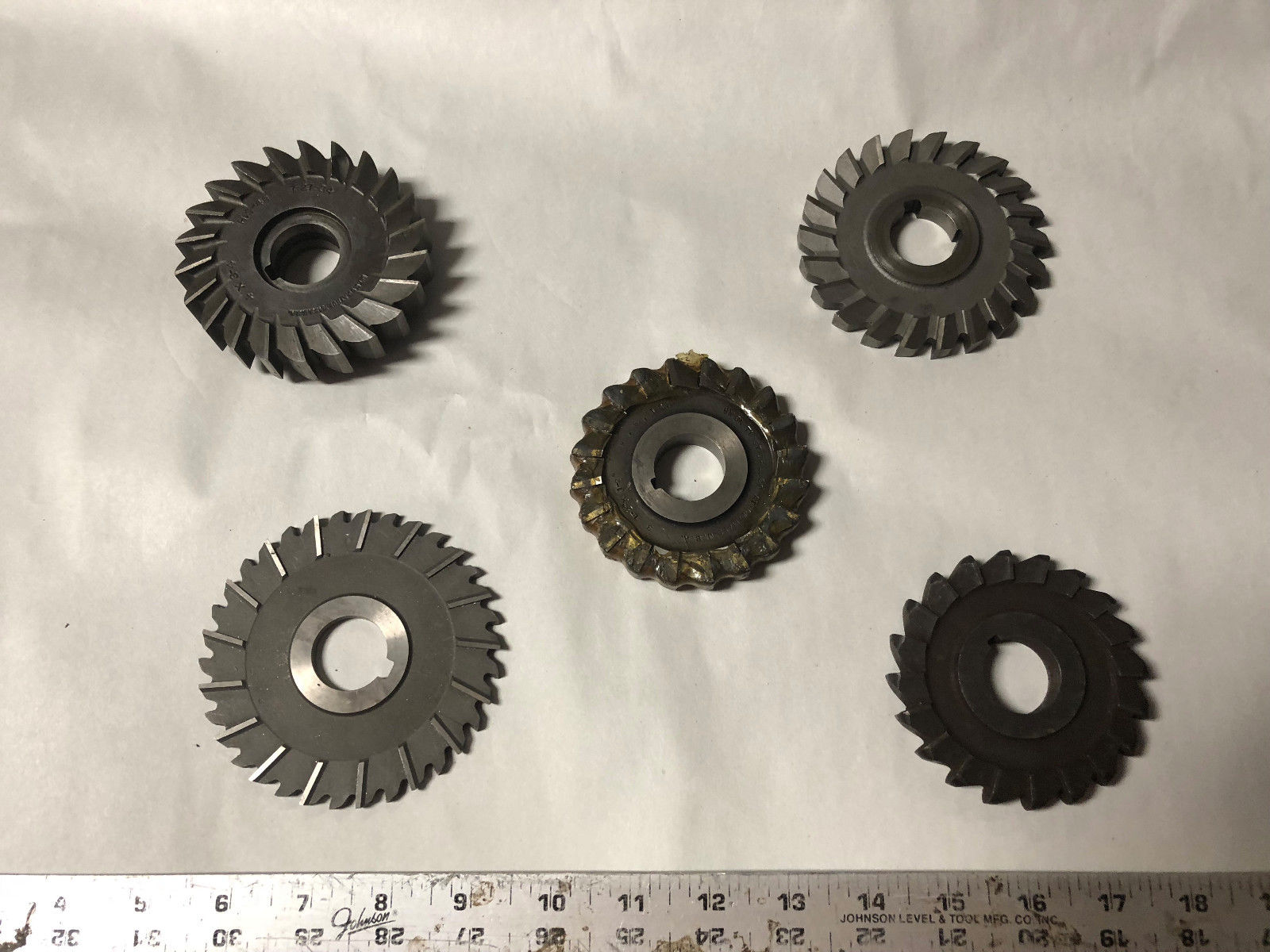 MACHINIST South Bend Atlas LATHE MILL Lot Milling Slitting Saw Blades