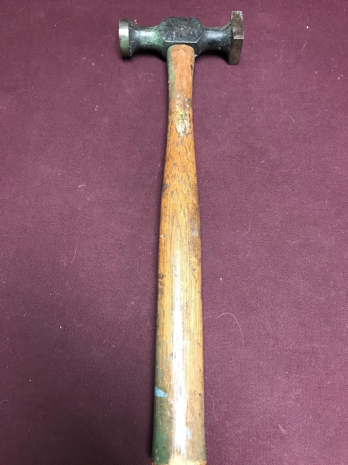 Vintage HELLER 14 Oz Auto BODY HAMMER w/Horse Logo & Original Handle