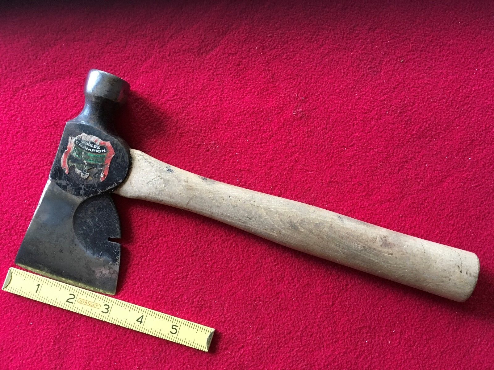 VINTAGE HALF HATCHET with ROUND FACE Antique Price Guide Details Page