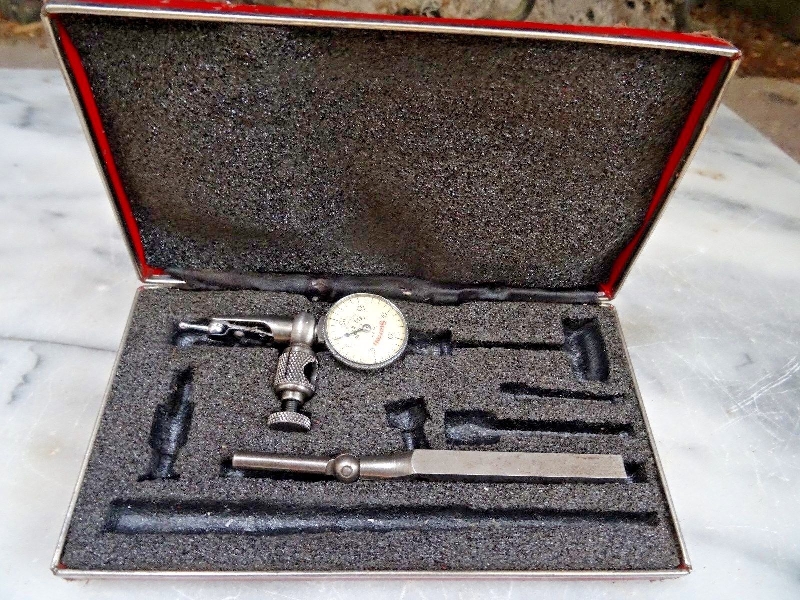 Vintage STARRETT LAST WORD DIAL TEST INDICATOR No. 711 w/Case Universal