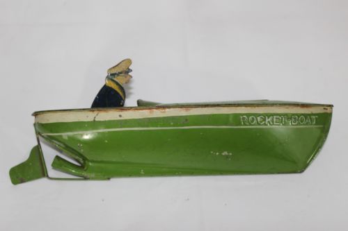 vintage tin toy boats