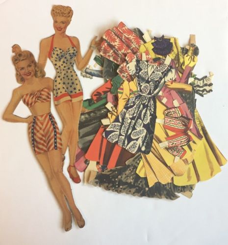 betty grable paper dolls
