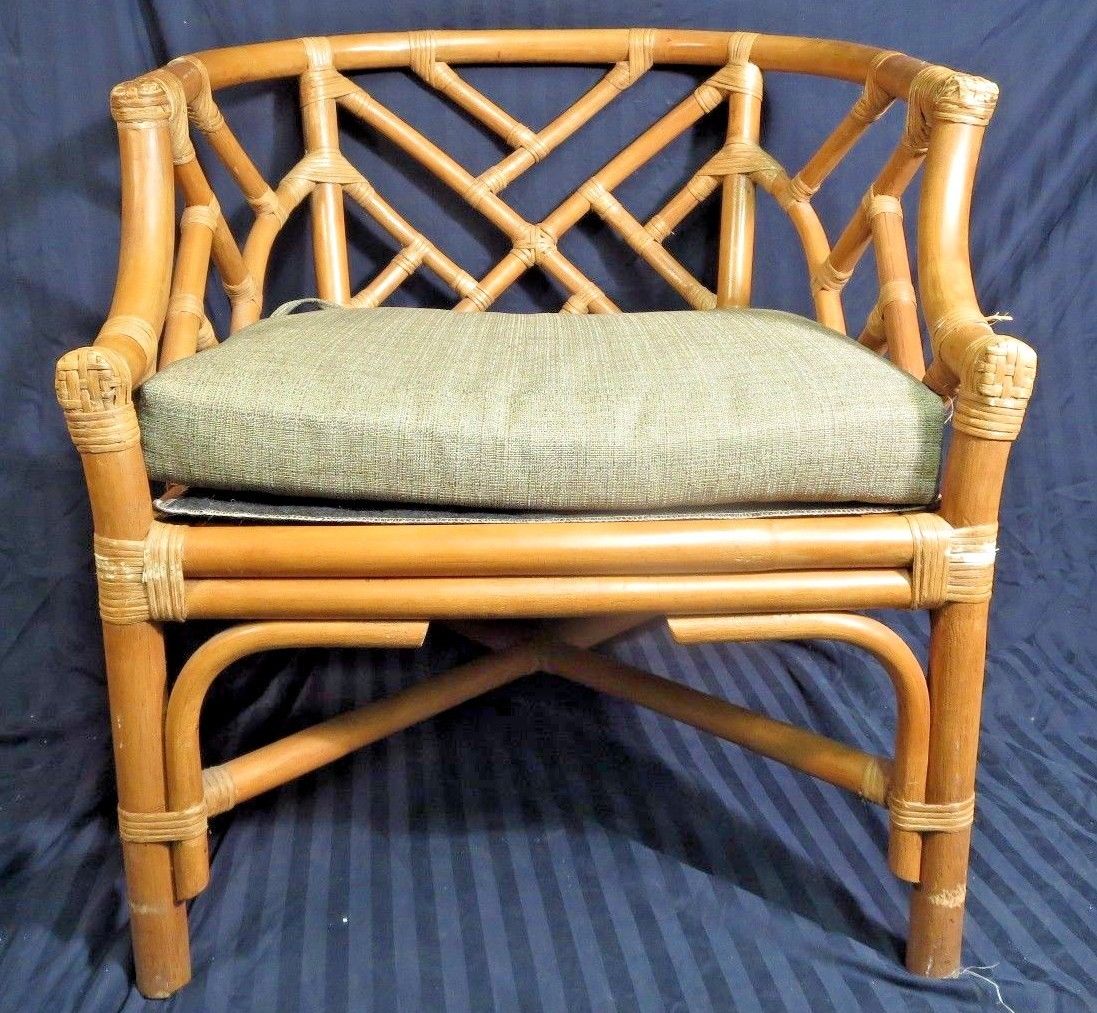 Henry Link Bamboo and Wicker Chair Antique Price Guide Details Page