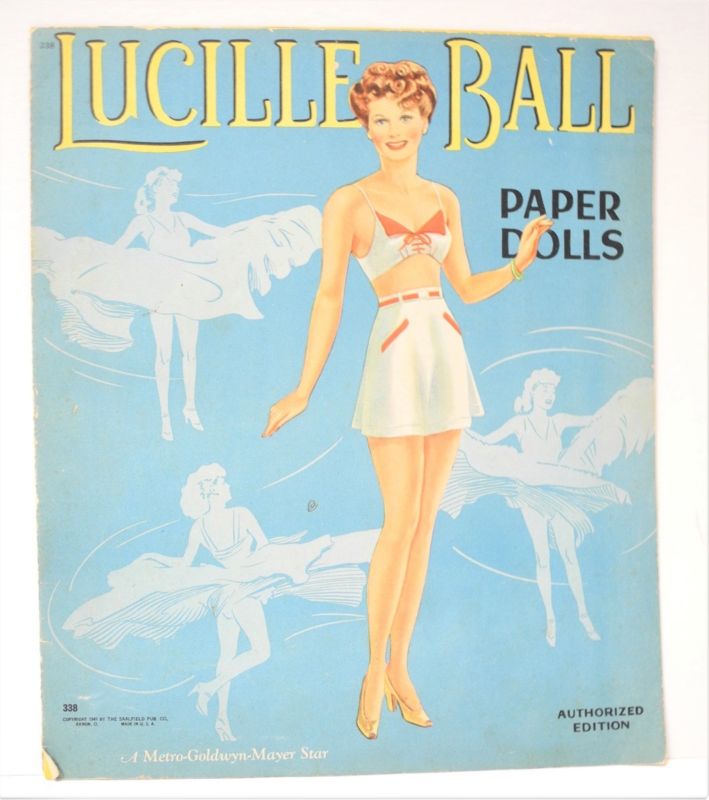 lucille ball paper dolls