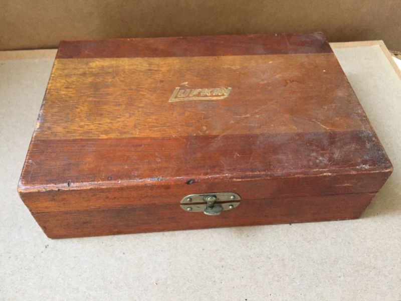 Antique Vintage Lufkin Rule Co Universal Dial Test Indicator Set