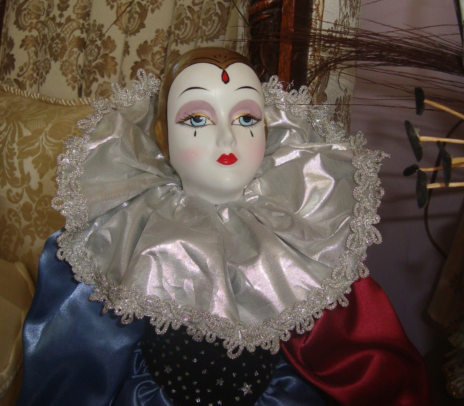 antique jester doll