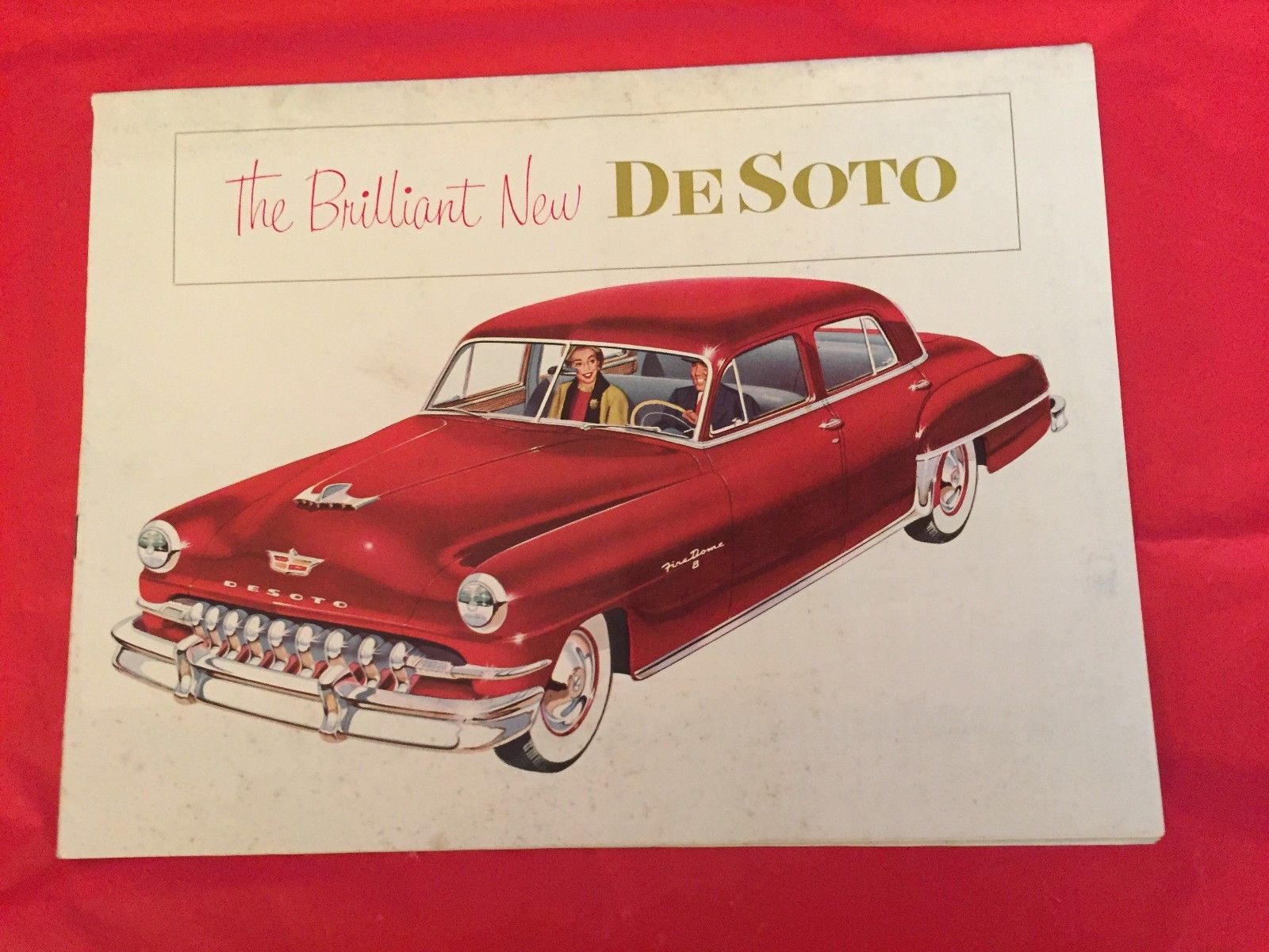 1952 De Soto Car Dealer Sales Brochure Antique Price Guide Details Page