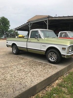 1972 Chevrolet C 10 Custom 1972 Chevy C10 Truck Green 1 2