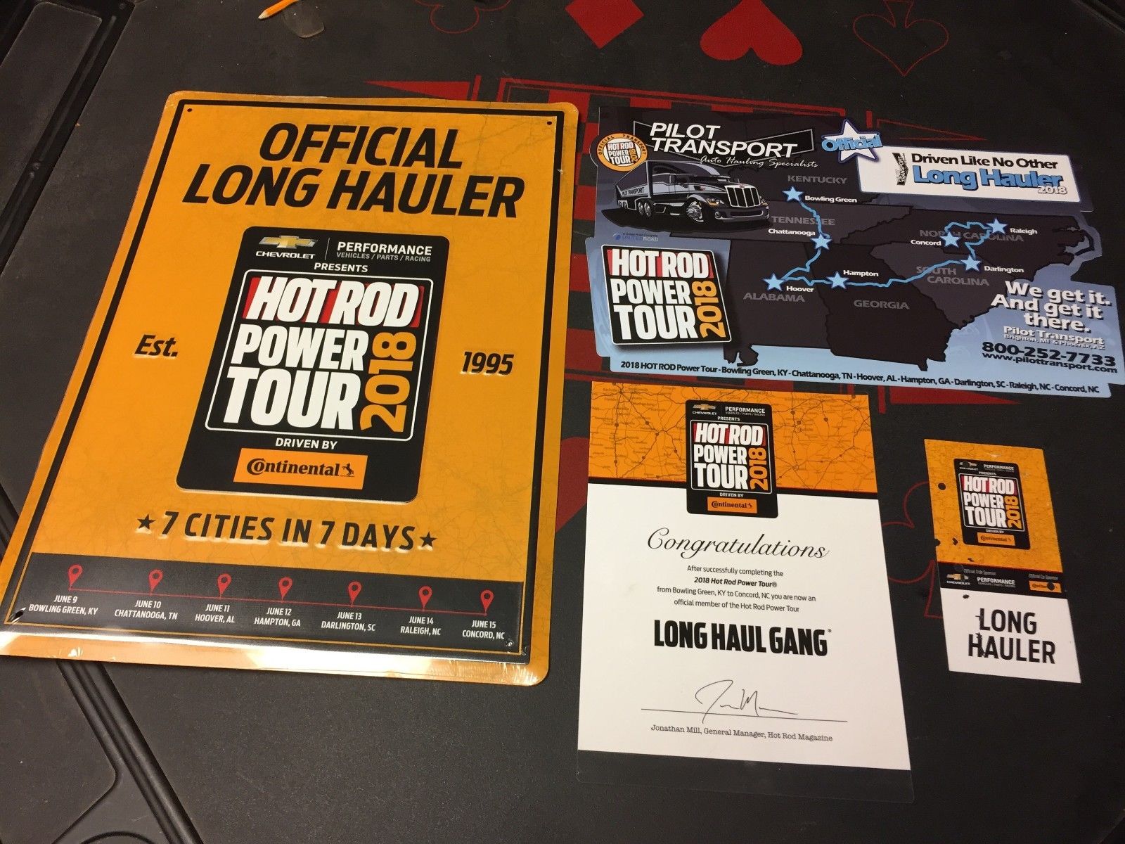 HOT ROD POWER TOUR 2018 HRPT METAL SIGN PLUS Extra''s Antique Price