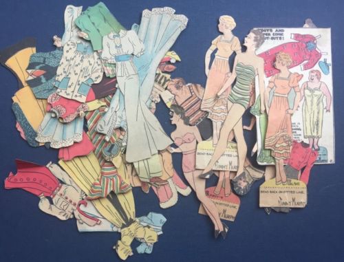 newspaper paper dolls