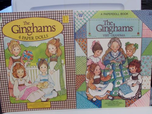 gingham girls paper dolls
