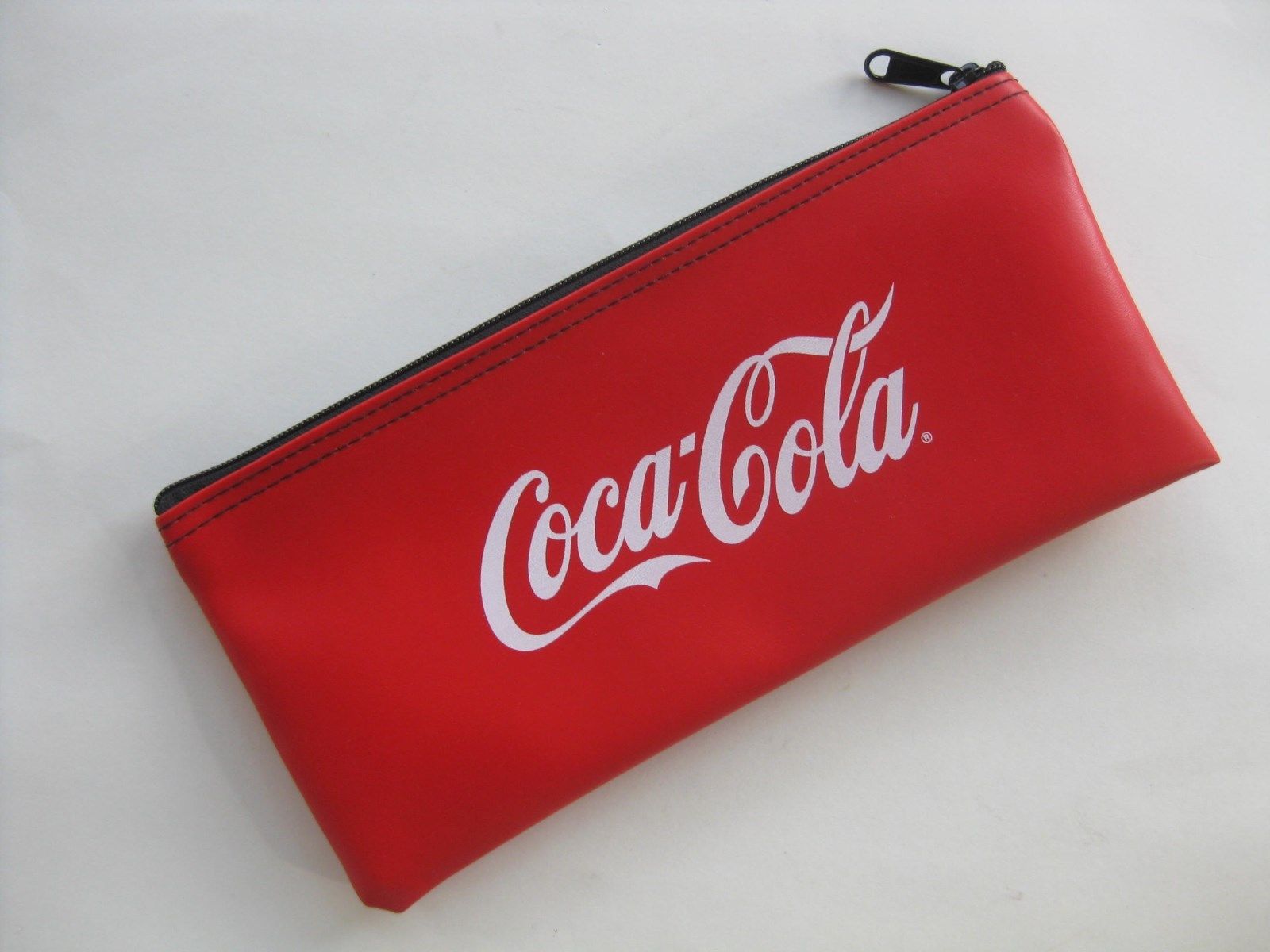 Coca Cola Vinyl Pencil Case or Storage Pouch 10.5 X 5 inches -- Antique ...