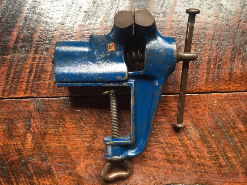 Vintage Jewelers Vise Bench Mount West Germany Gunsmith Hobby Vise