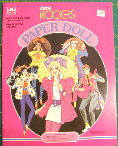 vintage barbie paper dolls