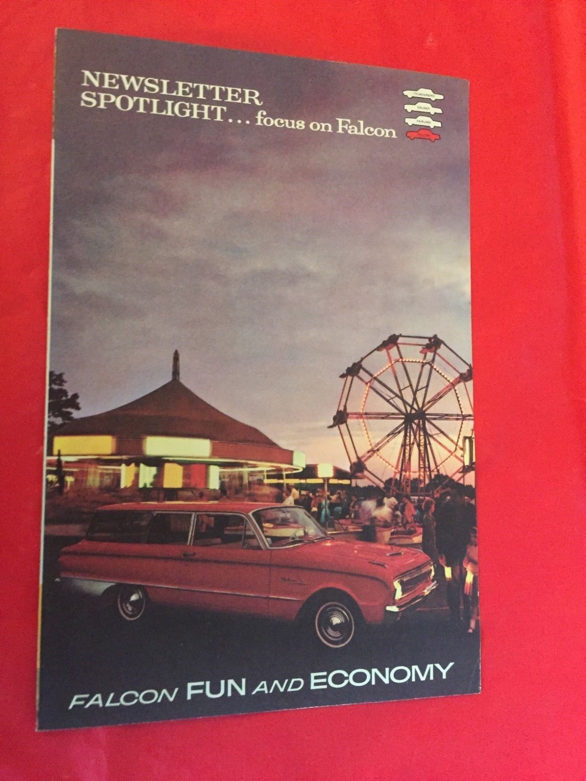 1962 Ford "Falcon" Car Dealer Sales Brochure Antique Price Guide