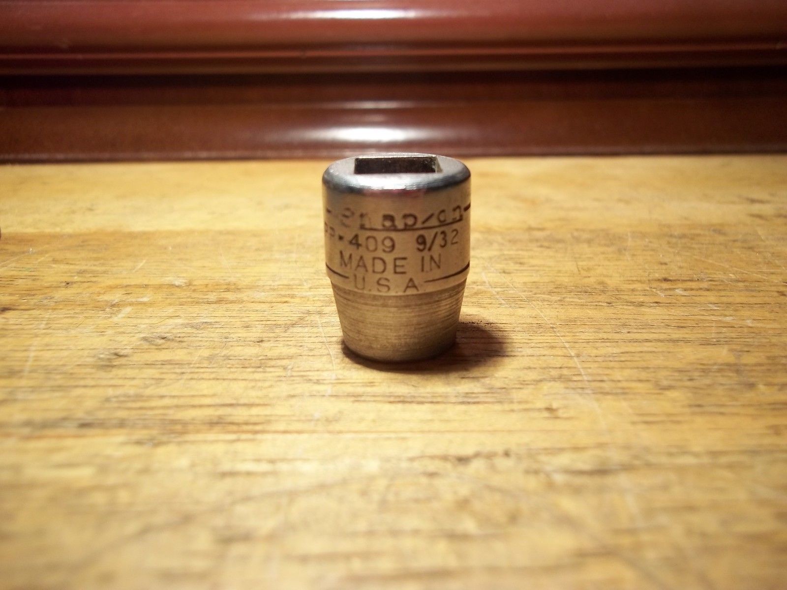 Vtg Snap On Tools PP409 9/32" Pipe Plug Socket 3/8" Drive 4 Point