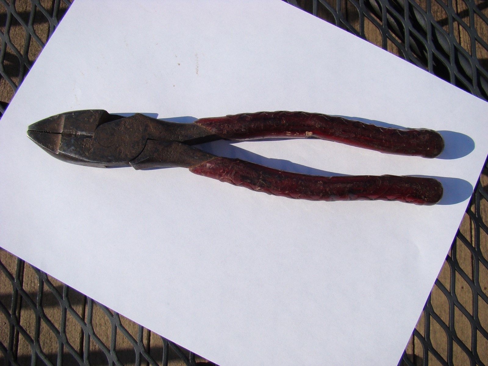 Vintage M. Klein & SONS Lineman Pliers Isolation Handles Chicago USA