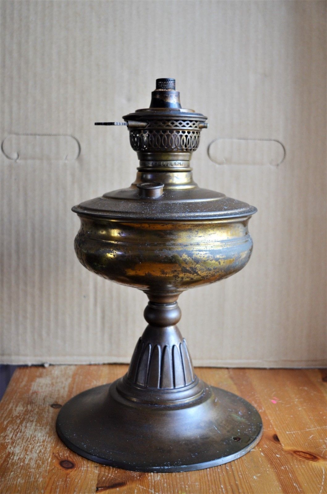 Very Rare E&G EUGEOS GLUHLICHT Kerosene Incandescent Oil Lamp