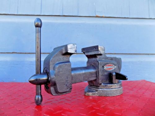 Old Craftsman 3 5 Jaw Bench Vise With Swivel Base Model 5176