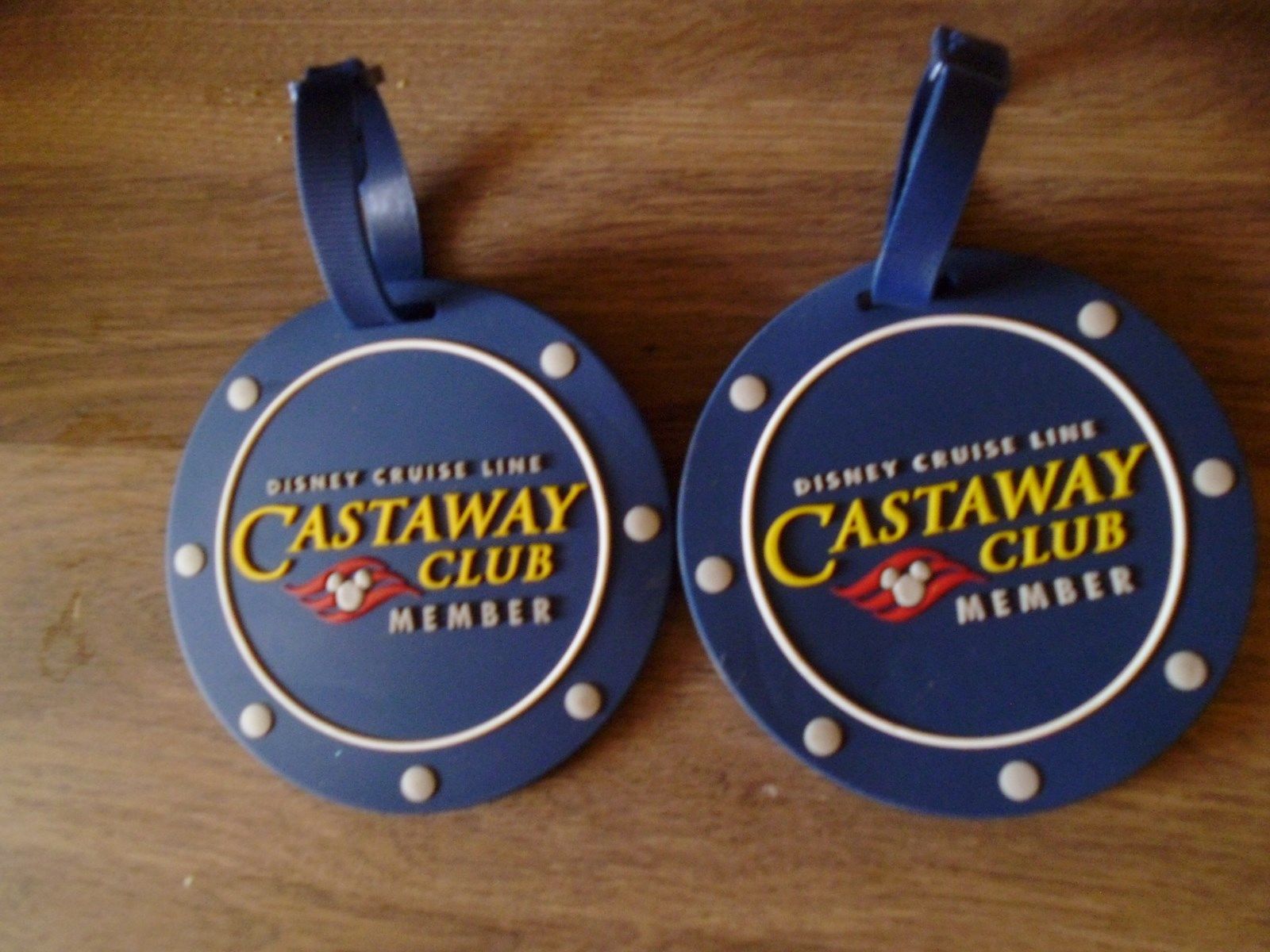 Disney Cruise Line Castaway Club Lot of 2 Luggage Tags New -- Antique ...