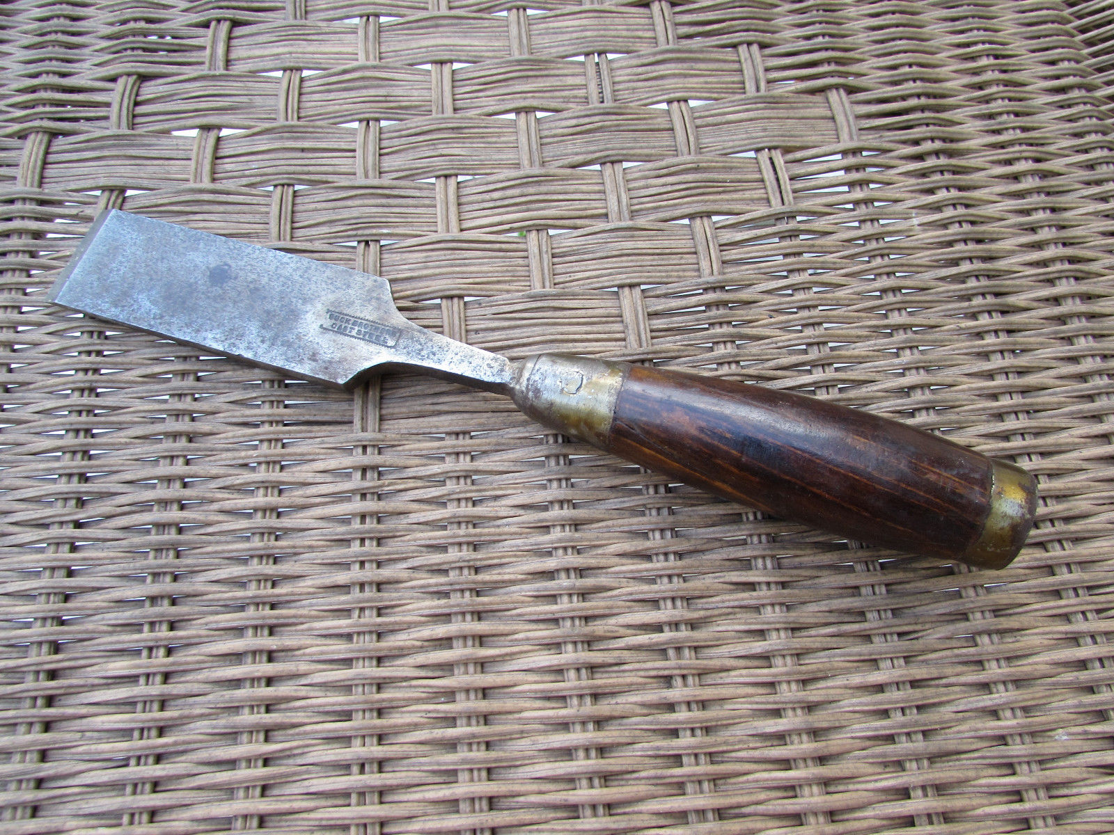 Antique Buck Brothers 1 1/4 Inch Square Edge Tang Chisel Antique