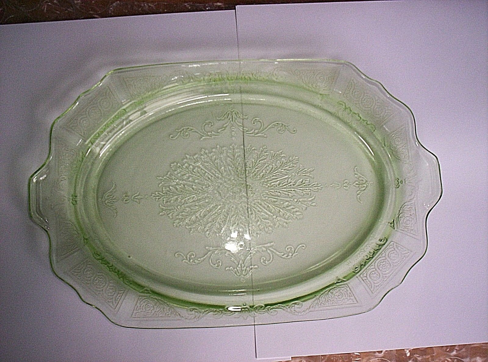 Vintage Anchor Hocking Princess Green Depression Glass