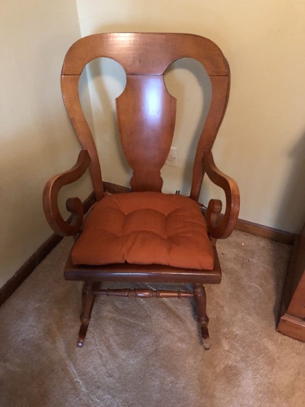 Maple Tell City Farmhouse Rocker Rocking Chair Antique Price
