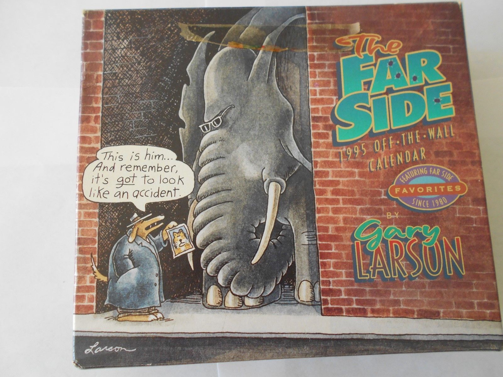 GARY LARSON 1995 FAR SIDE OFF THE WALL CALENDAR New In Box Antique 