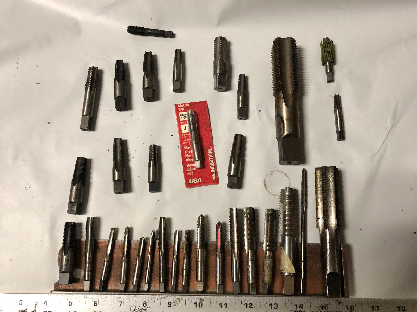 MACHINIST South Bend Atlas LATHE MILL Lot Machinist Taps Tap for Cutting Thread Antique Price