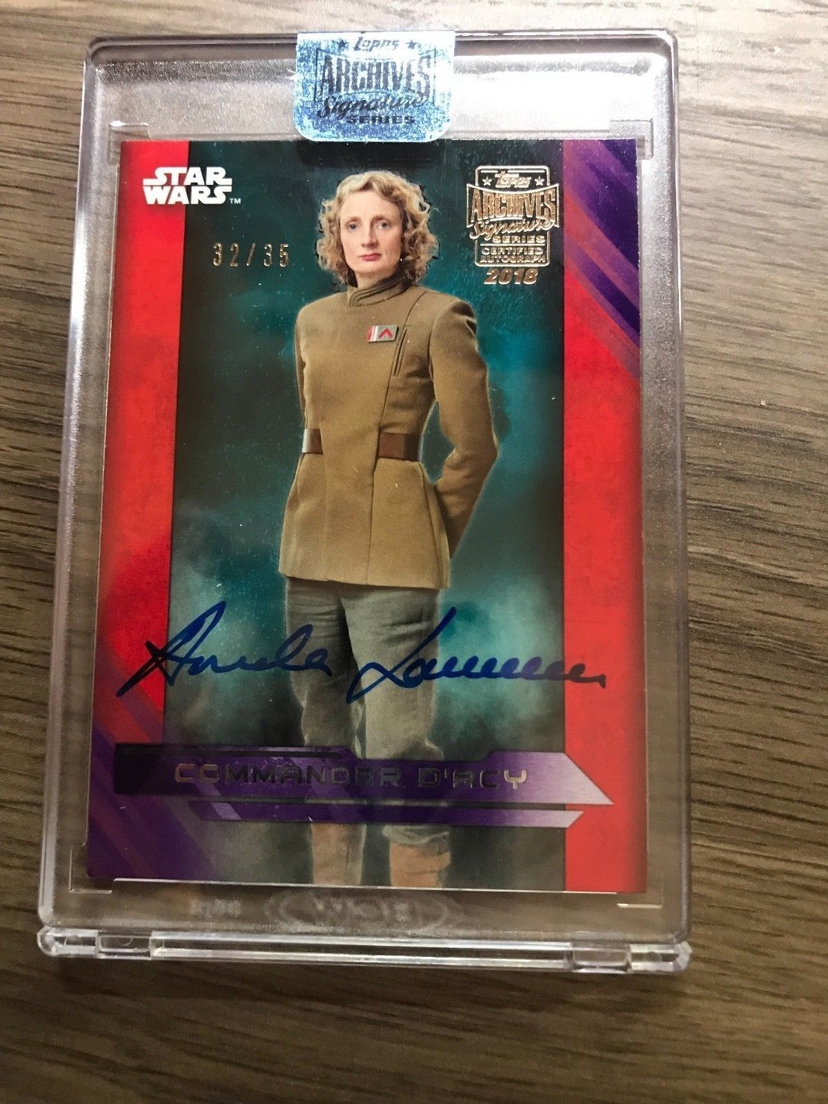 2018 topps star wars archives signature series hobby box