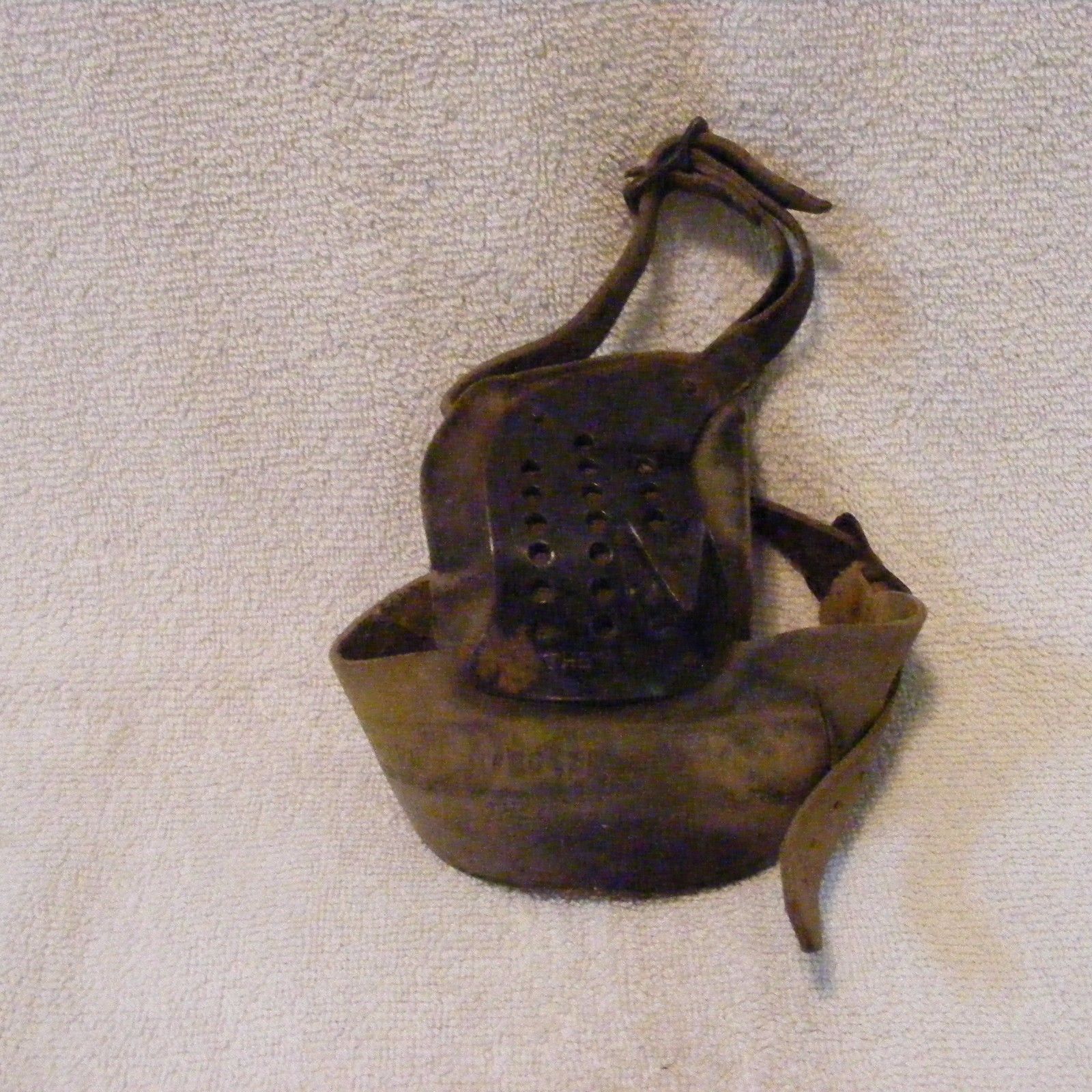 Vintage Corn Husker The Boss, Leather and Metal, Rustic Primitive