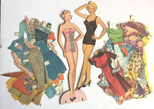 1950s paper dolls