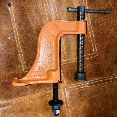 Vintage 3 inch hold down clamp, 1623 with bolt, washers, nut