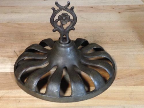 ANTIQUE VINTAGE CAST IRON WOOD BURNING STOVE TOP FINIAL STEAMPUNK PART ...