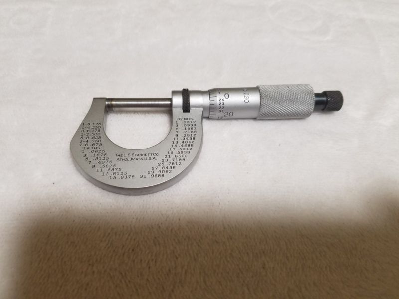 Vintage Starett Micrometer NO. 230 The L.S. Starrett Co. Antique