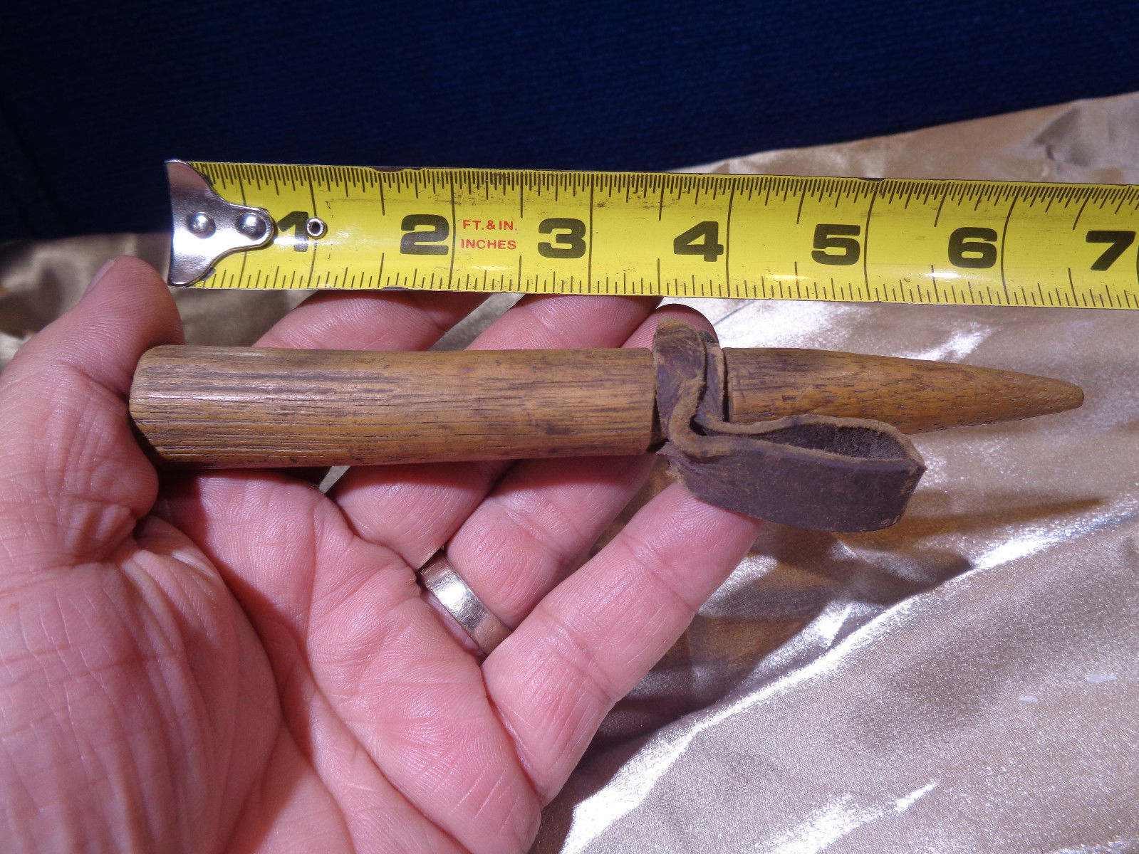 PRIMITIVE 1800''S FARMING TOOL *CORN HUSKING PEG* 1 Antique Price