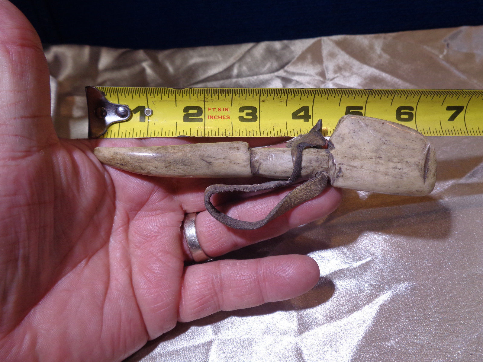 PRIMITIVE 1800''S FARMING TOOL *CORN HUSKING PEG* 2 Antique Price