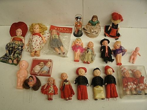 vintage celluloid dolls