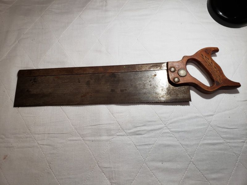 Vintage Warranted Superior hand saw Saw, 16" wheat pattern on handle look Antique Price Guide