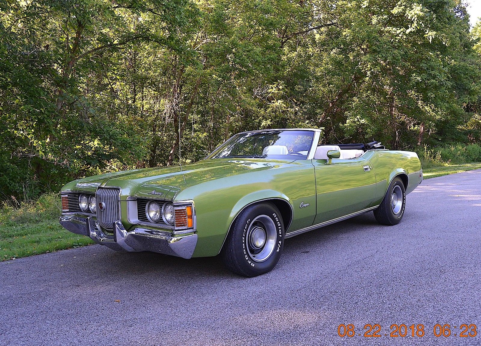 1972 Mercury Cougar Convertible Xr7 351c Very Original Top Quality Car